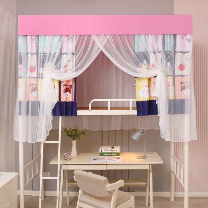 91家纺网 家纺一手货源 找家纺 迷仙巢家纺 2021新款落地学生蚊帐 LD元气少女