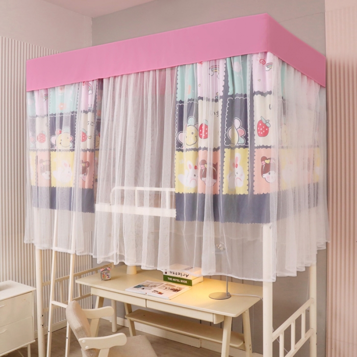 91家纺网 家纺一手货源 找家纺 迷仙巢家纺 2021新款落地学生蚊帐 LD元气少女