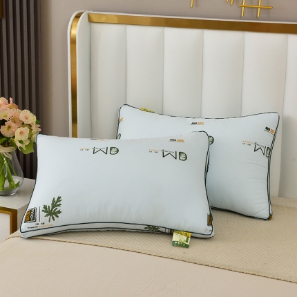 91家纺网 家纺一手货源 找家纺 九州枕芯 印花艾草舒适枕