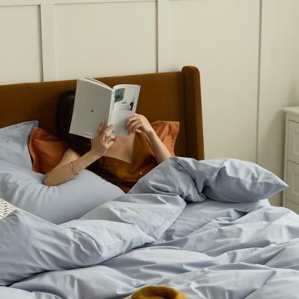 91家纺网 家纺一手货源 找家纺 （总）涞澳家纺 2021新款50支磨绒纯色四件套-风格二