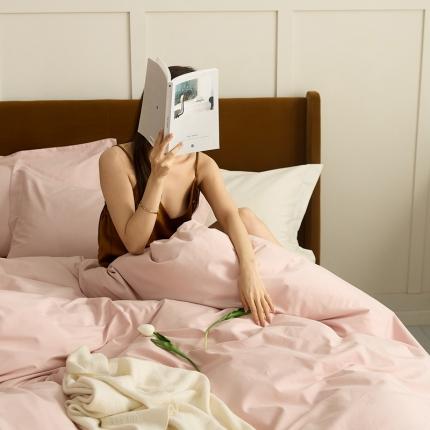 91家纺网 家纺一手货源 找家纺 （总）涞澳家纺 2021新款50支磨绒纯色四件套-风格二