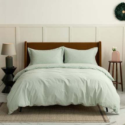 91家纺网 家纺一手货源 找家纺 （总）涞澳家纺 2021新款50支磨绒纯色四件套-风格二