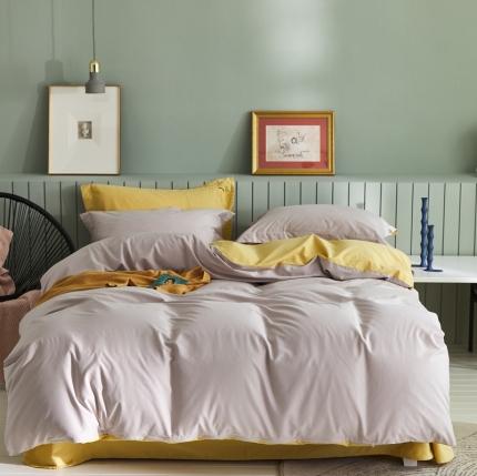 91家纺网 家纺一手货源 找家纺 （总）涞澳家纺 2021新款50支磨绒双拼四件套