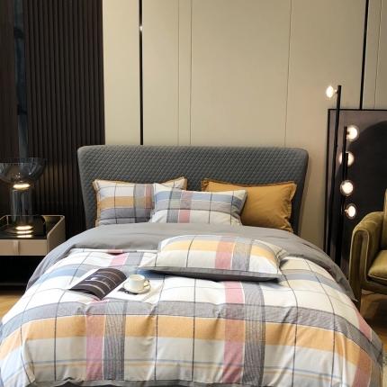 91家纺网 家纺一手货源 找家纺 （总）涞澳家纺 2021新款50支磨绒印花四件套