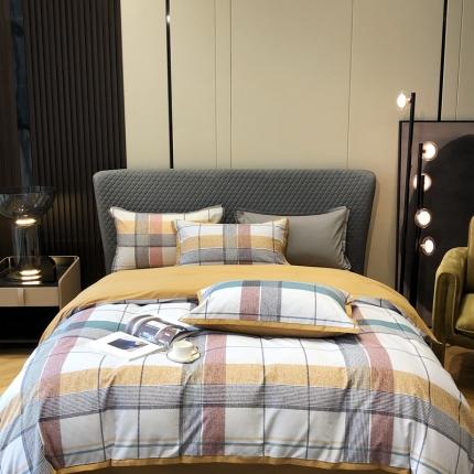 91家纺网 家纺一手货源 找家纺 （总）涞澳家纺 2021新款50支磨绒印花四件套