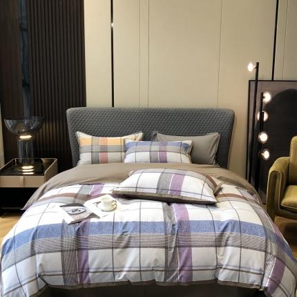 91家纺网 家纺一手货源 找家纺 （总）涞澳家纺 2021新款50支磨绒印花四件套