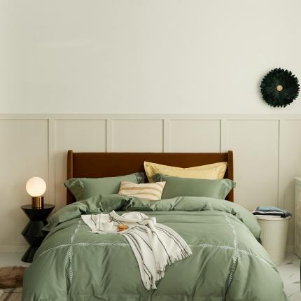 91家纺网 家纺一手货源 找家纺 （总）涞澳家纺 2021新款50支全棉绣花四件套