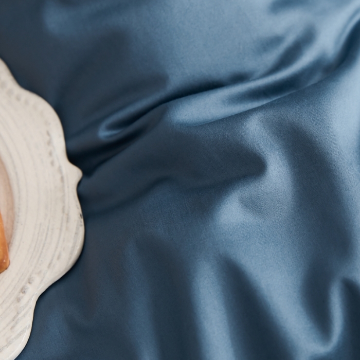 91家纺网 家纺一手货源 找家纺 涞澳家纺 2021新款50支全棉绣花四件套 品凡-法蓝