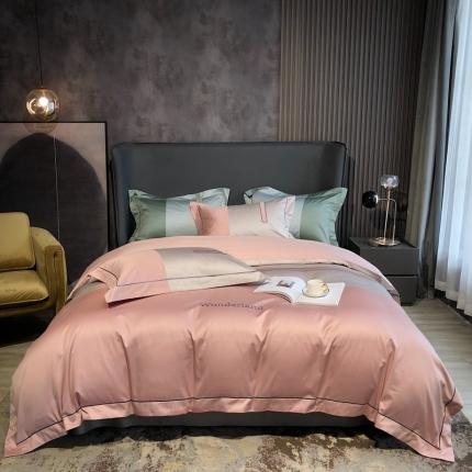 总涞澳家纺 2021新款100支全棉长绒棉工艺款四件套-安迪