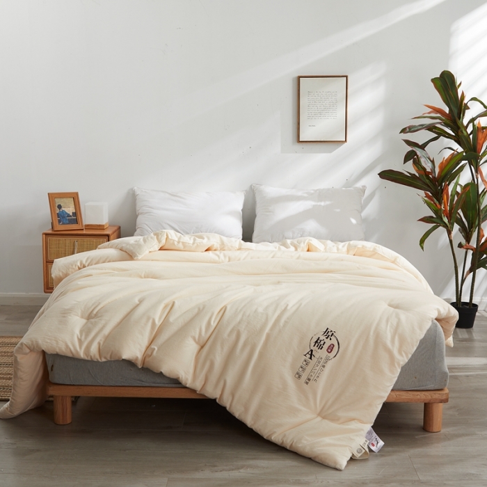 91家纺网 家纺一手货源 找家纺 丽卡家纺 家居馆 2023新款水洗纯棉原棉健康被