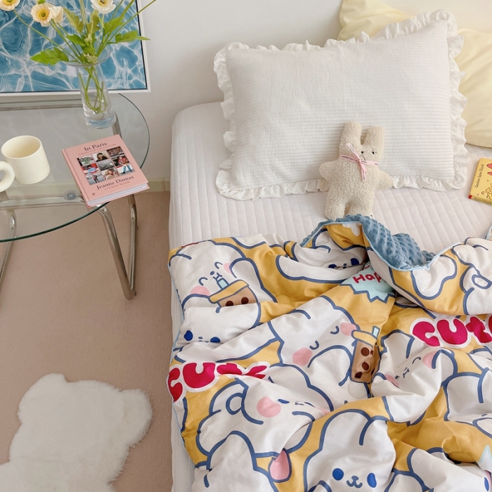 91家纺网 家纺一手货源 找家纺 （总）星期八2021新款豆豆被冬被