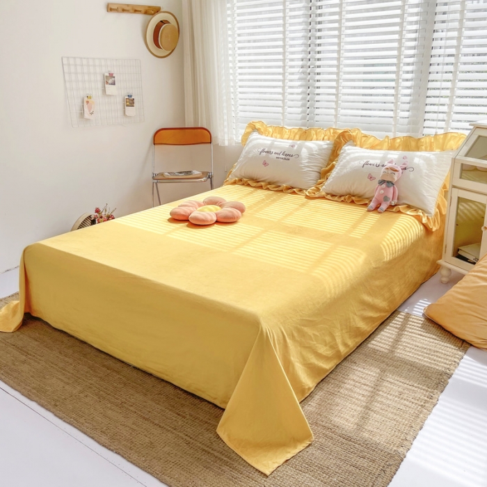 91家纺网 家纺一手货源 找家纺 卓尔居 2022新款220克婴儿绒花边款四件套 花韵