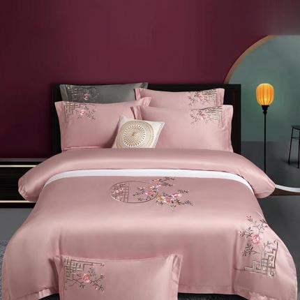 91家纺网 家纺一手货源 找家纺 （总）浩情国际2026新款100S长绒棉高端刺绣四件套