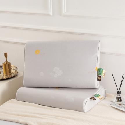 91家纺网 家纺一手货源 找家纺 其乐枕芯 2021新款洋甘菊乳胶枕系列 洋甘菊-灰