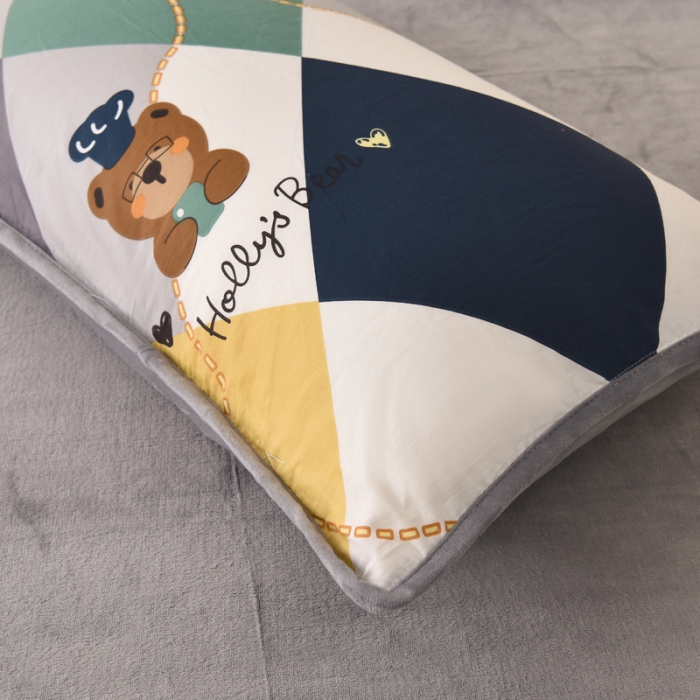 91家纺网 家纺一手货源 找家纺 琪琪阁 2021新款全棉+牛奶绒四件套 爱尔威