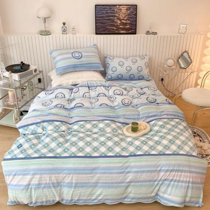 91家纺网 家纺一手货源 找家纺 （总）昔可家纺 2021新款大版宝宝牛奶绒四件套