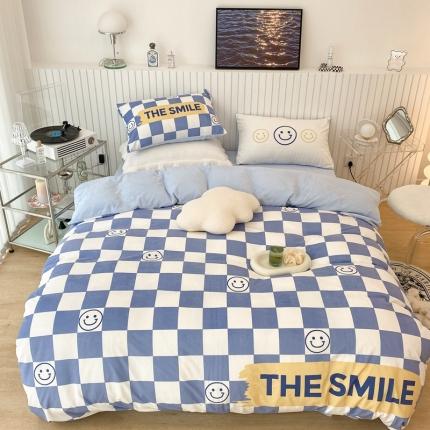 91家纺网 家纺一手货源 找家纺 （总）昔可家纺 2021新款大版宝宝牛奶绒四件套