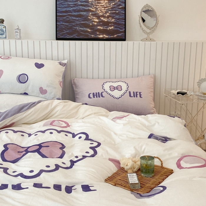 91家纺网 家纺一手货源 找家纺 （总）昔可家纺 2021新款大版宝宝牛奶绒四件套