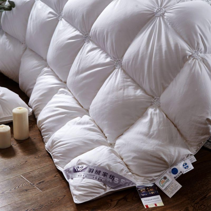 91家纺网 家纺一手货源 找家纺 （总）锦瑞羽绒 2021新款羽绒被鹅绒被秋冬揪花被