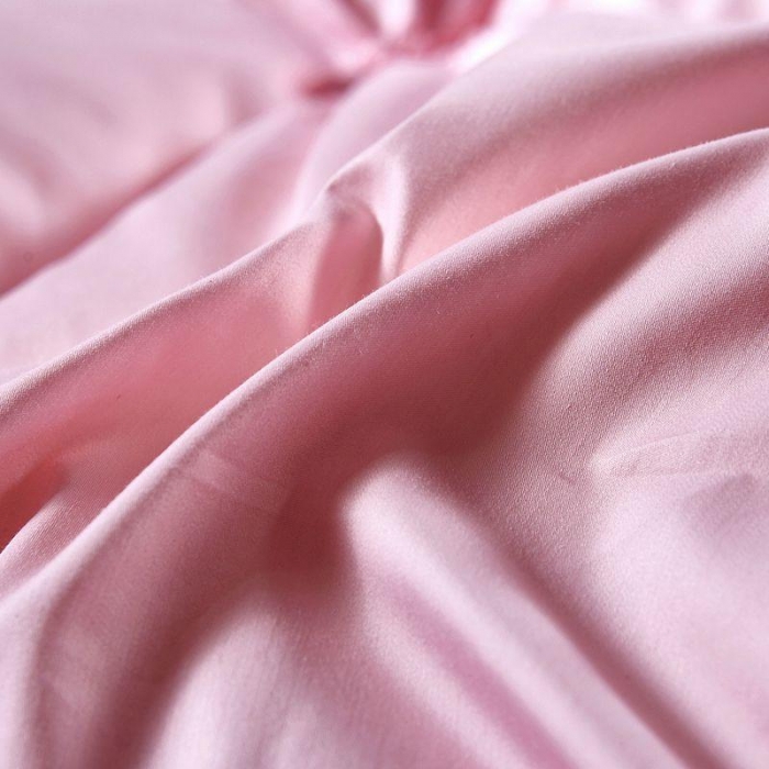 91家纺网 家纺一手货源 找家纺 锦瑞羽绒 2021新款羽绒被鹅绒被秋冬揪花被 粉