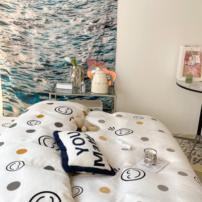 91家纺网 家纺一手货源 找家纺 （总）昔可家纺 2021新款牛奶绒四件套-一批