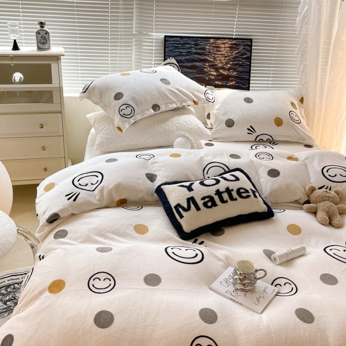 91家纺网 家纺一手货源 找家纺 （总）昔可家纺 2021新款牛奶绒四件套-一批