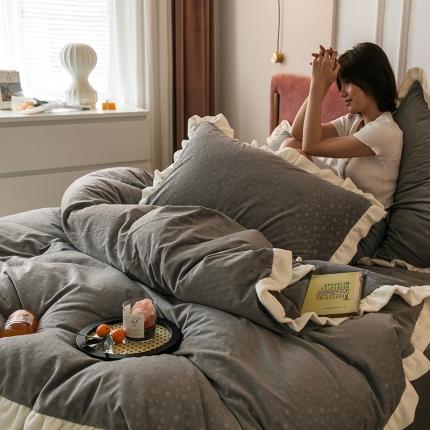 91家纺网 家纺一手货源 找家纺 （总）馨蕊 2021新品秋冬轻奢煦暖绒系列-泡芙