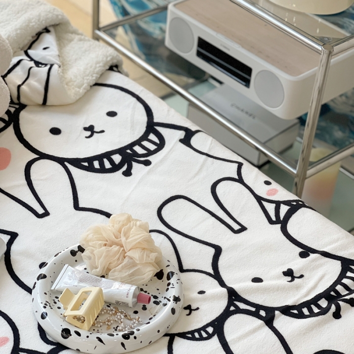 91家纺网 家纺一手货源 找家纺 （总）昔可家纺 2021新款牛奶羊羔绒印花毯