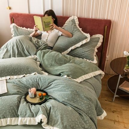 馨蕊 2021新品秋冬轻奢煦暖绒系列-泡芙 泡芙-艾绿