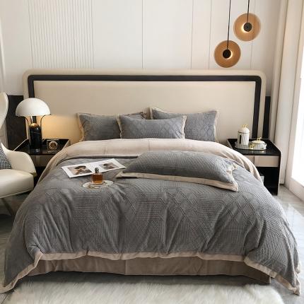 91家纺网 家纺一手货源 找家纺 （总）馨蕊 2021秋冬新品轻奢煦暖绒系列-唯爱