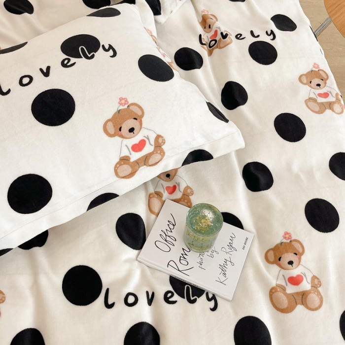 91家纺网 家纺一手货源 找家纺 （总）昔可家纺 2021新款牛奶绒四件套-二批