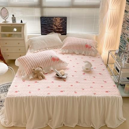 91家纺网 家纺一手货源 找家纺 （总）昔可家纺 2021新款秋冬超仙牛奶宝宝绒床裙