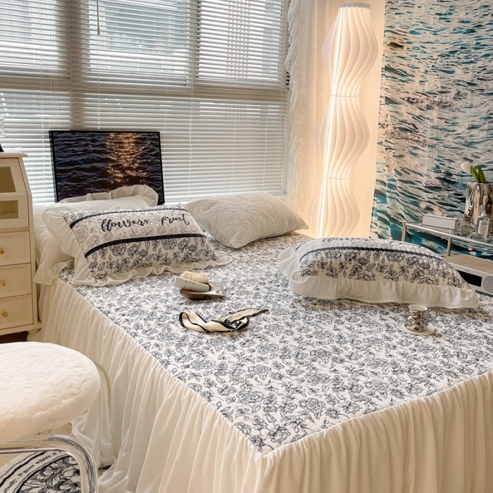 91家纺网 家纺一手货源 找家纺 （总）昔可家纺 2021新款秋冬超仙牛奶宝宝绒床裙