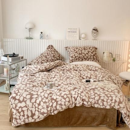 昔可家纺 2021新款牛奶绒四件套-二批 如梦之梦