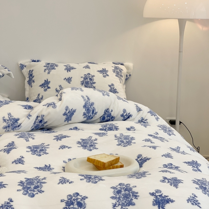 91家纺网 家纺一手货源 找家纺 （总）昔可家纺 2021新款牛奶绒四件套-三批