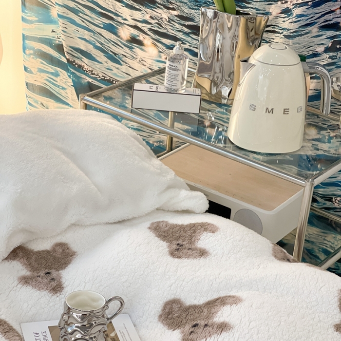 91家纺网 家纺一手货源 找家纺 （总）昔可家纺 2021新款泰迪羊羔绒印花四件套