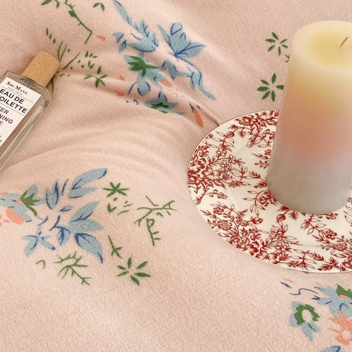 91家纺网 家纺一手货源 找家纺 （总）昔可家纺 2021新款牛奶绒四件套-老花色