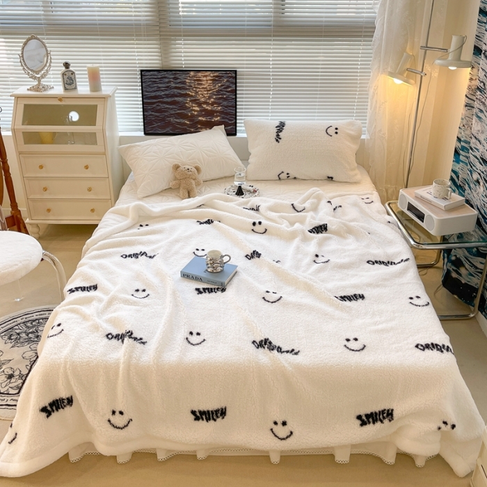 91家纺网 家纺一手货源 找家纺 （总）昔可家纺 2021新款羊羔泰迪绒印花毛毯