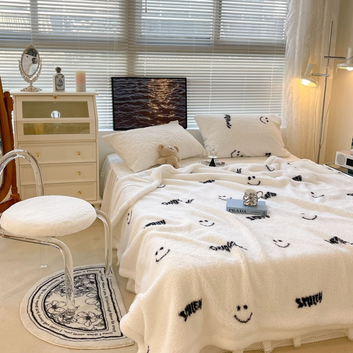 91家纺网 家纺一手货源 找家纺 （总）昔可家纺 2021新款羊羔泰迪绒印花毛毯