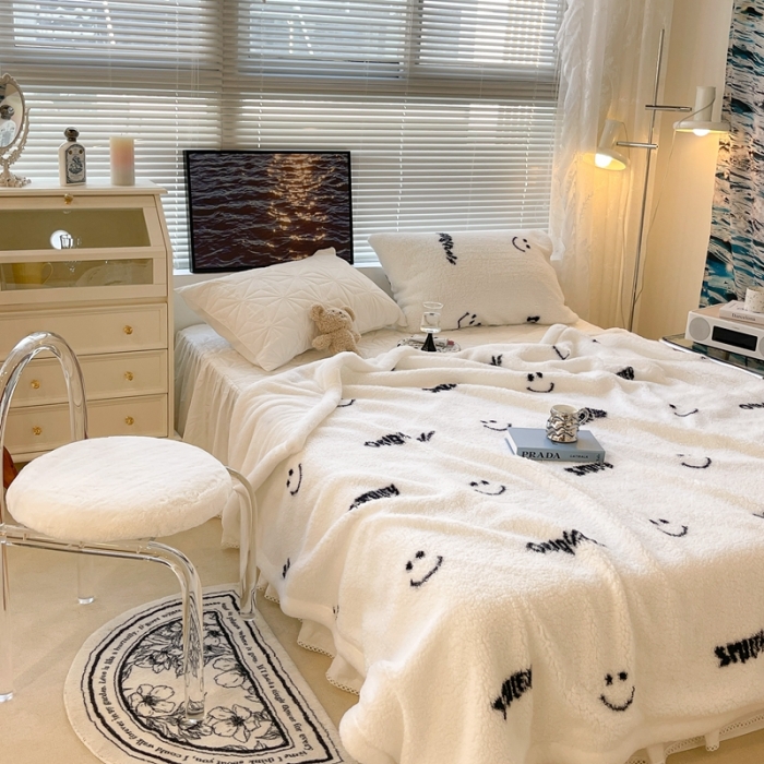 91家纺网 家纺一手货源 找家纺 （总）昔可家纺 2021新款羊羔泰迪绒印花毛毯