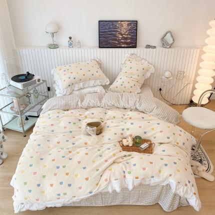 91家纺网 家纺一手货源 找家纺 （总）昔可家纺 2021新款coco雪貂绒四件套