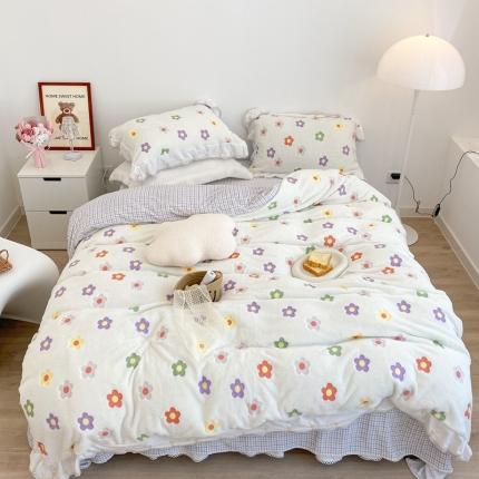 91家纺网 家纺一手货源 找家纺 （总）昔可家纺 2021新款coco雪貂绒四件套