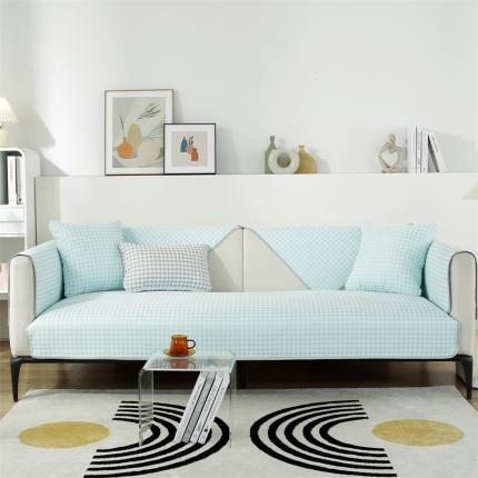 91家纺网 家纺一手货源 找家纺 （总）共鸣沙发垫 四季通用防滑沙发套罩北欧垫子轻奢千鸟格盖巾