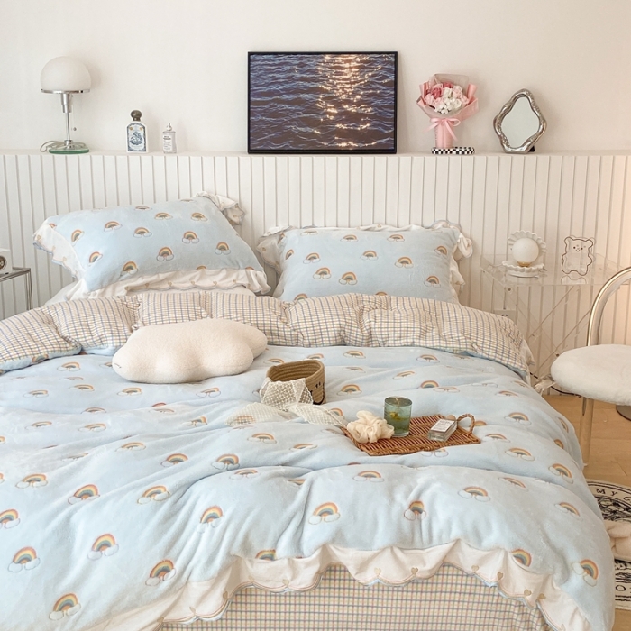 91家纺网 家纺一手货源 找家纺 （总）昔可家纺 2021新款coco雪貂绒四件套