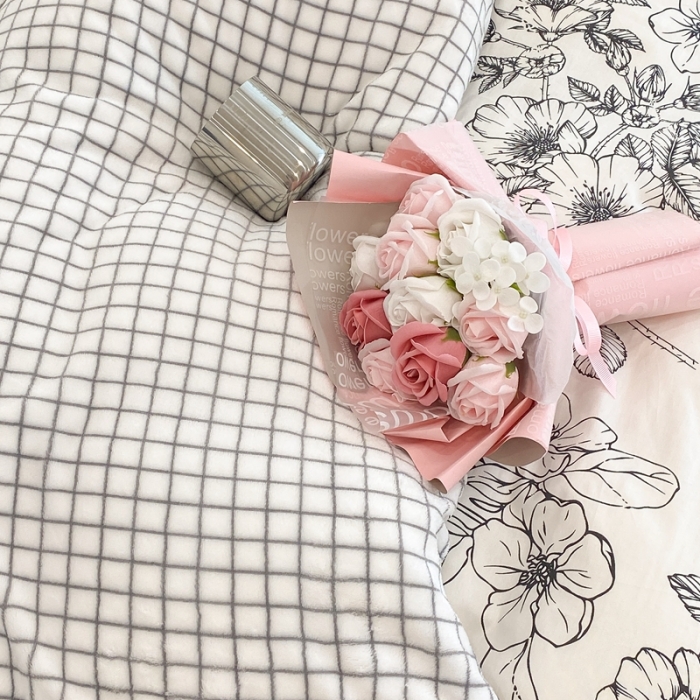 91家纺网 家纺一手货源 找家纺 昔可家纺 2021新款棉加牛奶绒四件套 黑茶