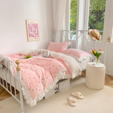 91家纺网 家纺一手货源 找家纺 （总）昔可家纺 2021新款coco雪貂绒四件套