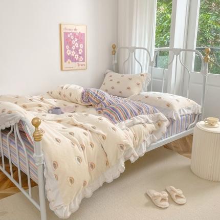 91家纺网 家纺一手货源 找家纺 （总）昔可家纺 2021新款coco雪貂绒四件套