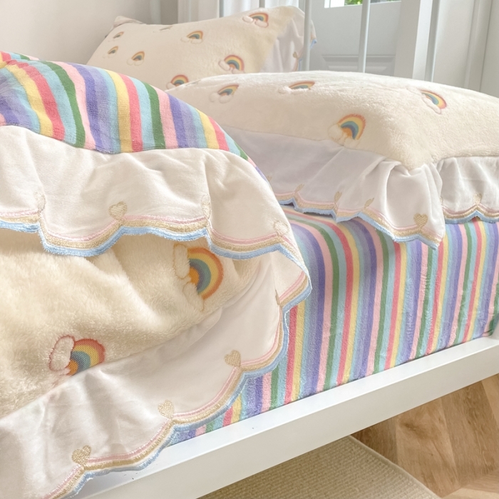 91家纺网 家纺一手货源 找家纺 （总）昔可家纺 2021新款coco雪貂绒四件套