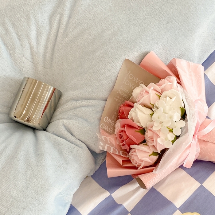 91家纺网 家纺一手货源 找家纺 昔可家纺 2021新款棉加牛奶绒四件套 棋盘小熊