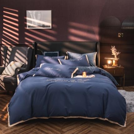 91家纺网 家纺一手货源 找家纺 （总）帅露家纺 新款原创轻奢保暖棉绒水晶绒四件套